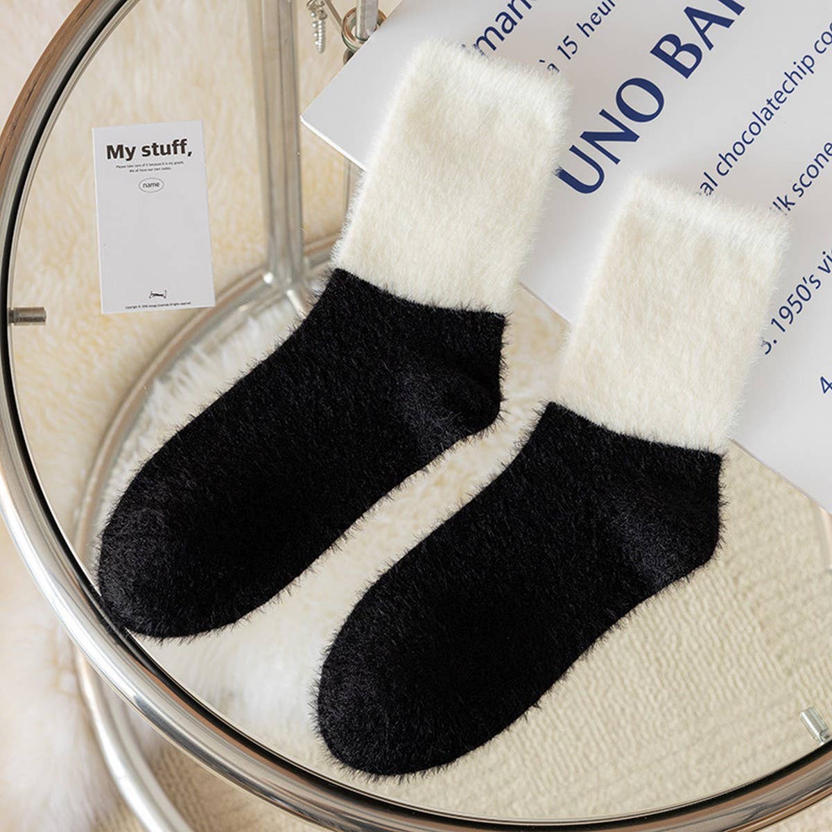 WARM AND LINT-FREE HOME SOCKS