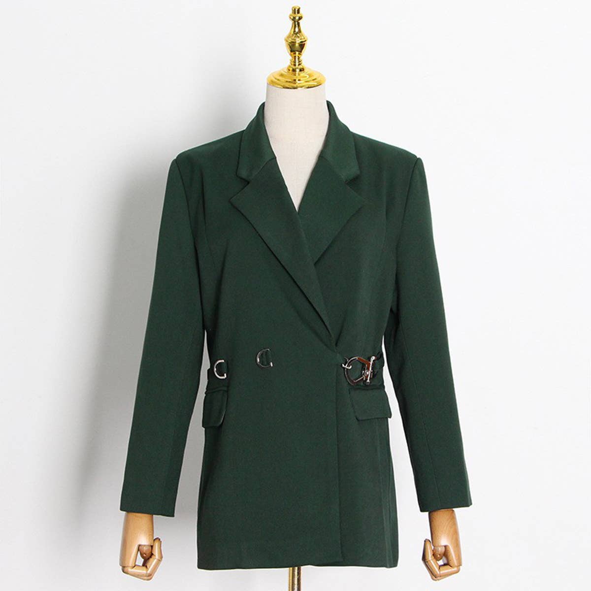 Elegant Belted Blazer ? Slim Vintage Fit