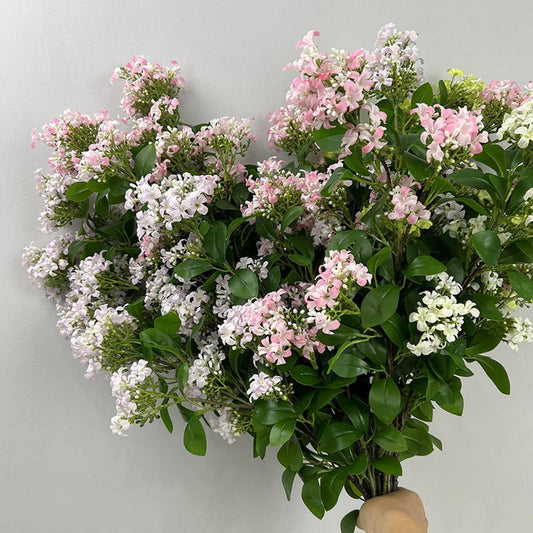 High-Quality Faux Lilac Murraya Flower Bouquet