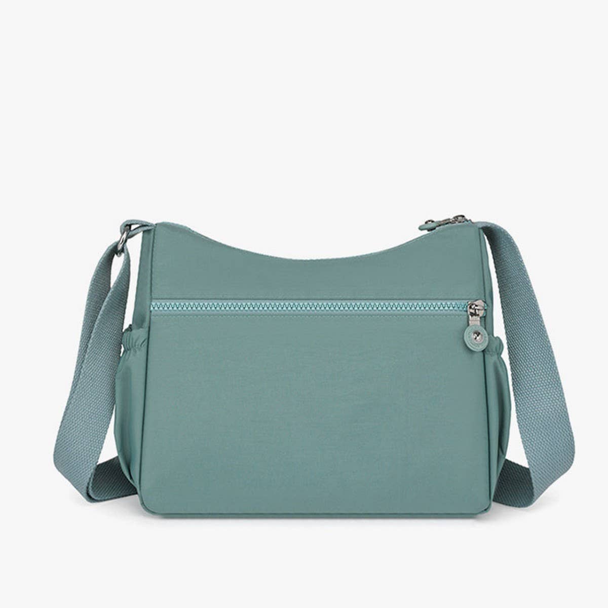 LIGHTWEIGHT NYLON MULTI-LAYER SHOULDER BAG