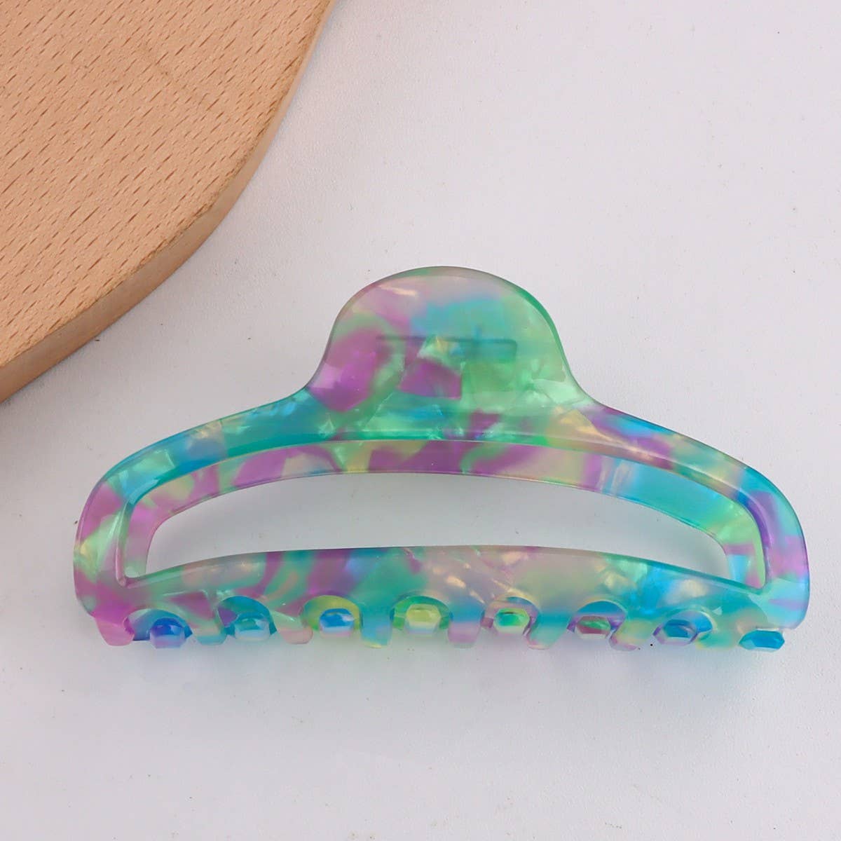 CWAHA1414_MULTICOLOR LARGE HAIR CLAW CLIP