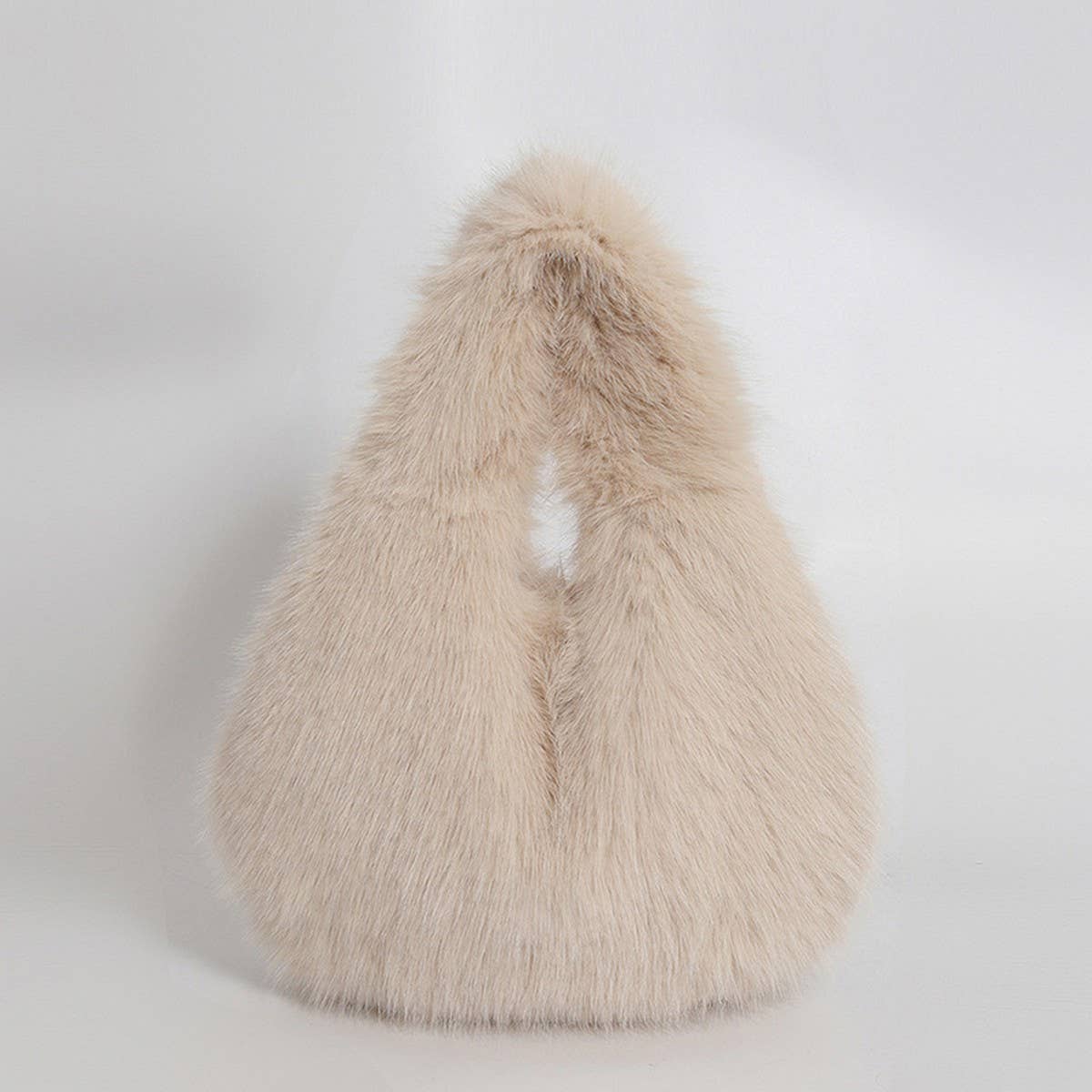 WINTER IMITATION FOX FUR ALLMATCH HANDBAG PLUSH BAG_CWAB3961
