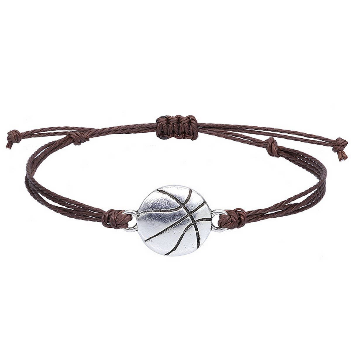 WATERPROOF WAX THREAD WOVEN FOOTBALL BRACELET