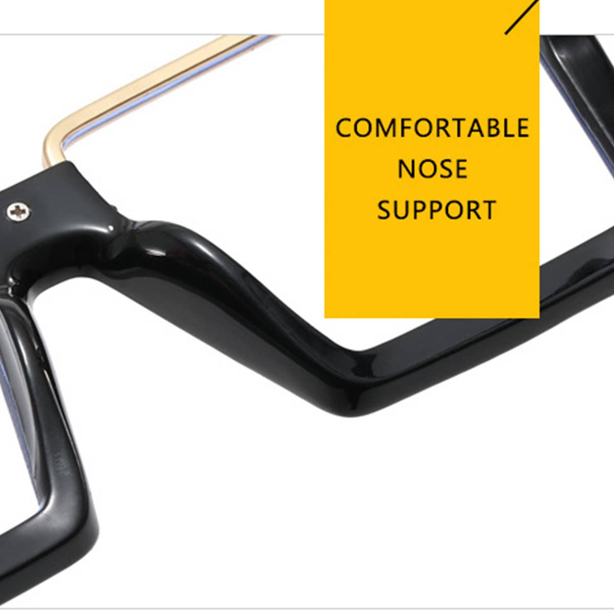 FASHIONABLE SQUARE FLAT GLASSES ANTI-BLUE LIGHT