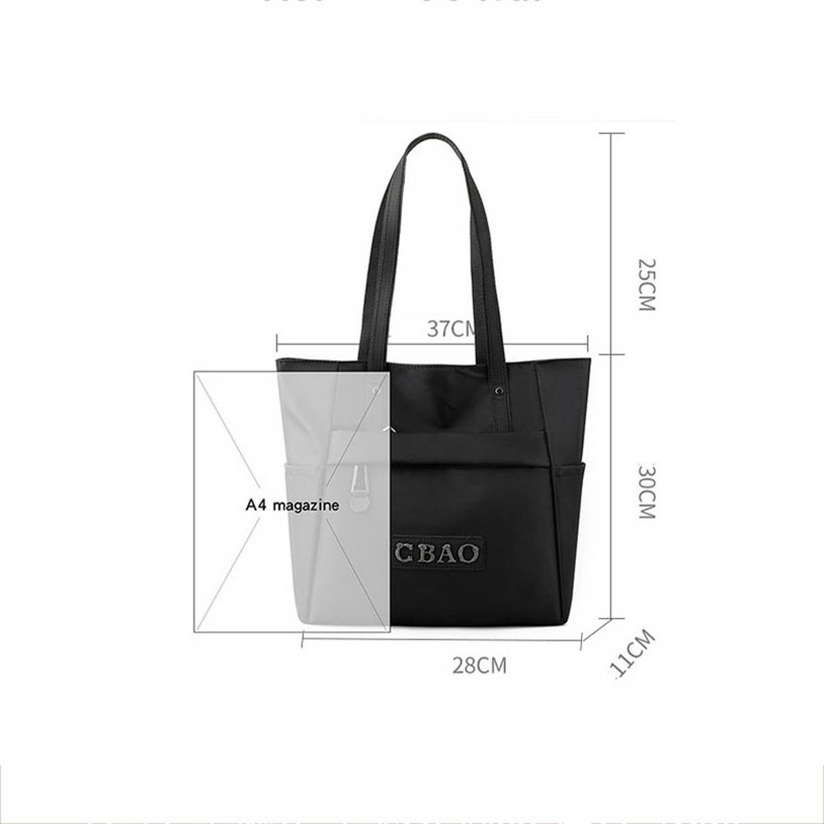 CASUAL FASHION NYLON TRAVEL SHOULDER BAG_CWASC1774