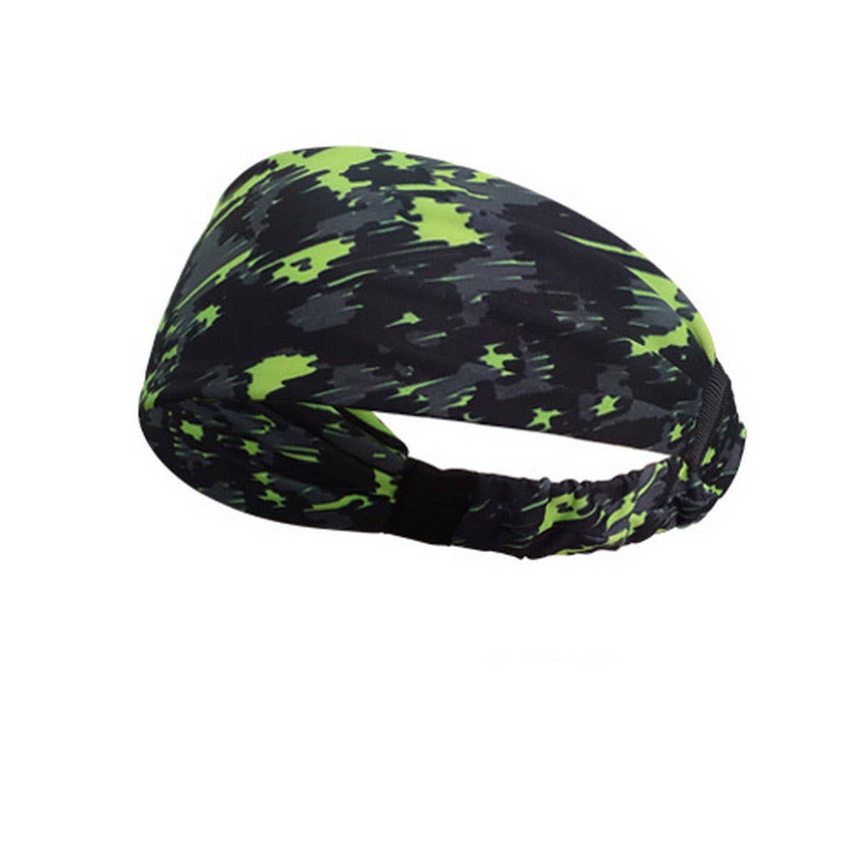Wide Printed Sports Headband for Yoga & Workouts