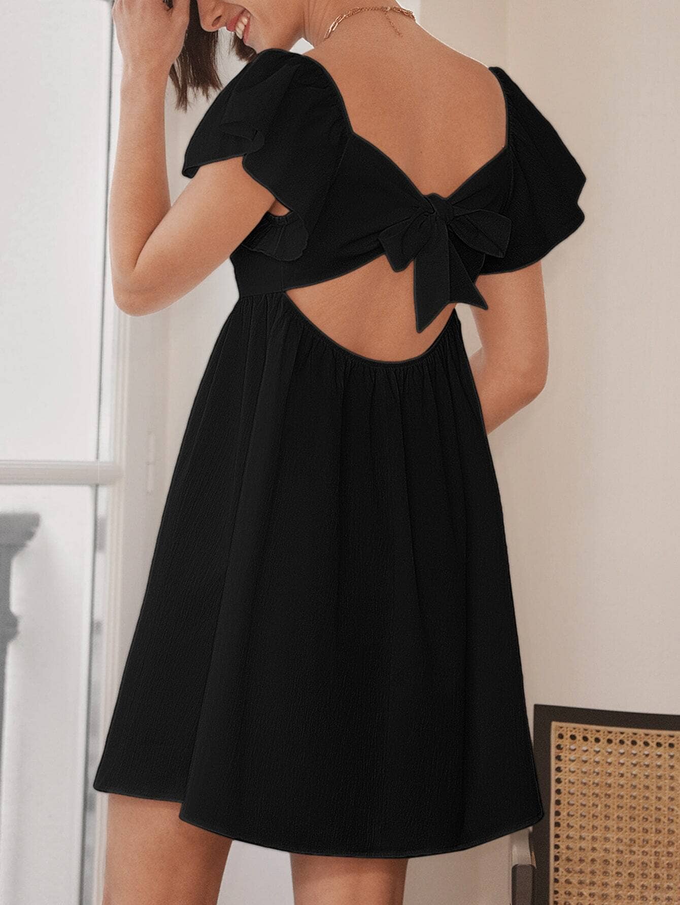 V-neck sexy design dress