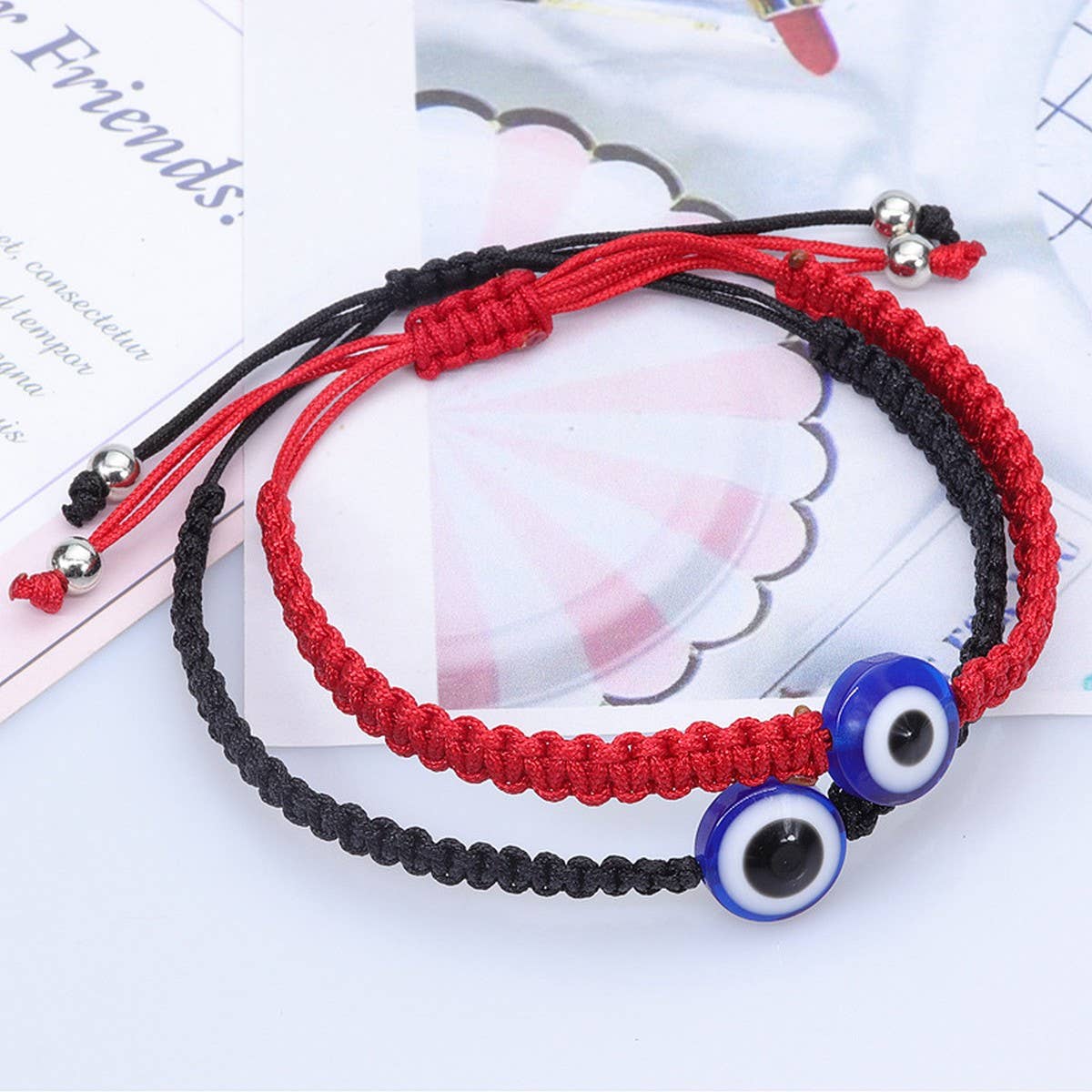 DEVIL'S EYE LUCKY BRACELET ADJUSTABLE BRACELET