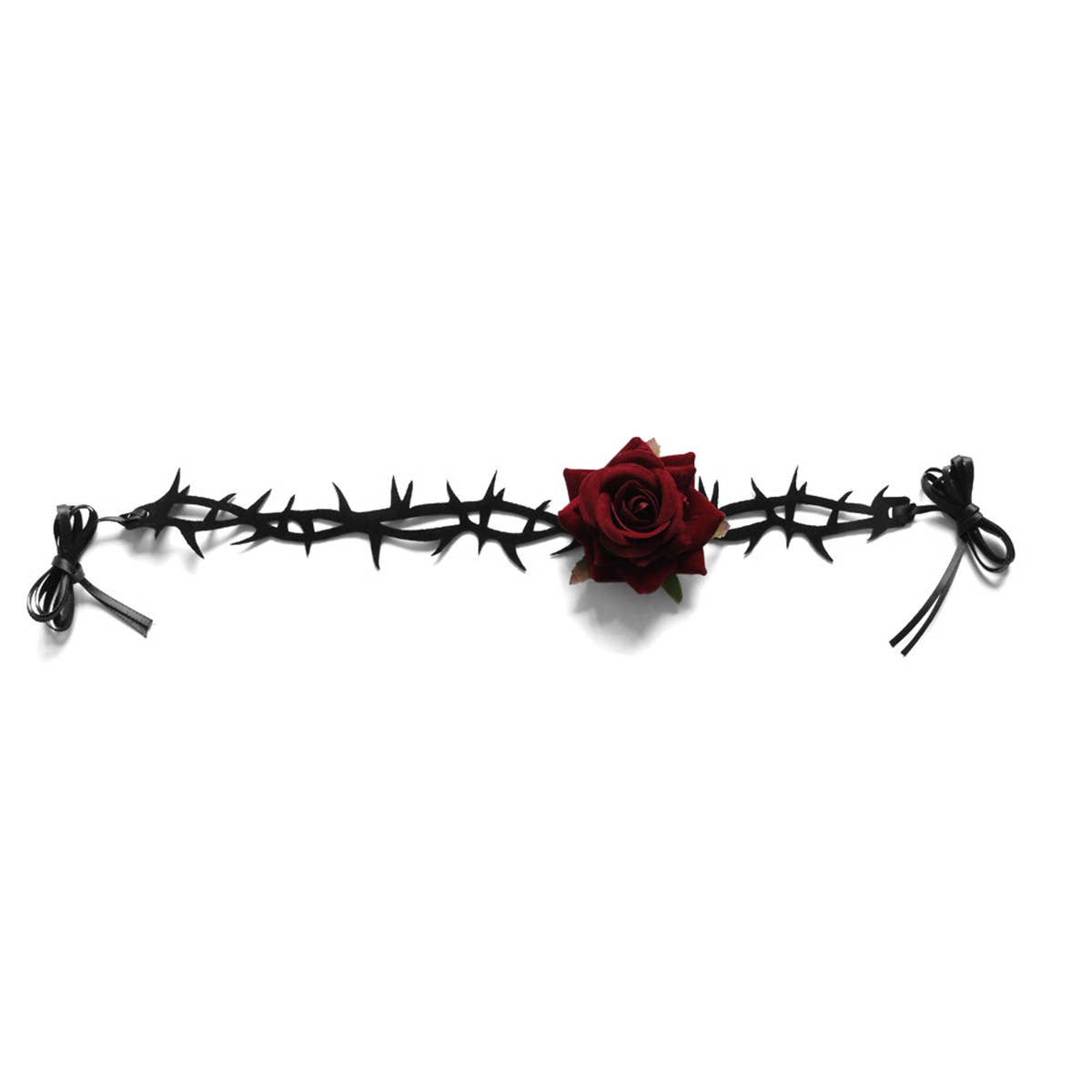 HALLOWEEN GOTH VAMPIRE ROSE NECKLACE