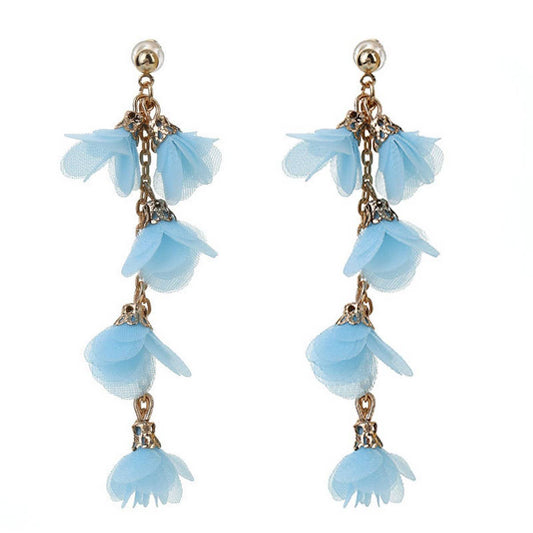 Long Tassel Flower Earrings ? New Boho Chic Design