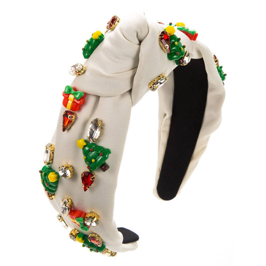 CHRISTMAS HEADBAND LADY CHRISTMAS TREE