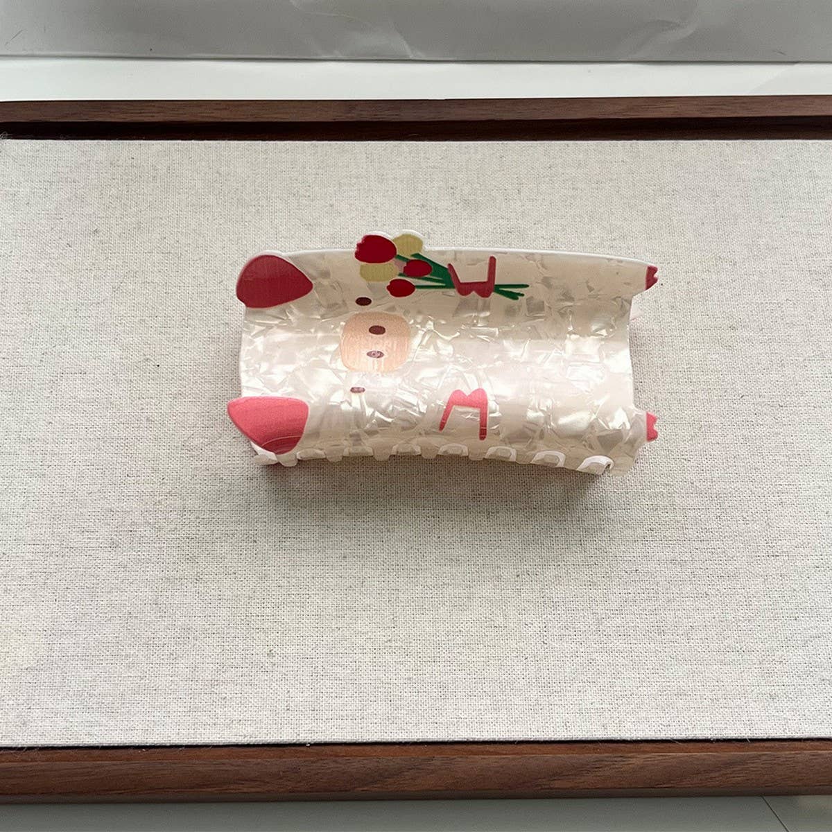 Cute Dinosaur & Pet Hair Claw, Acrylic Animal Clip