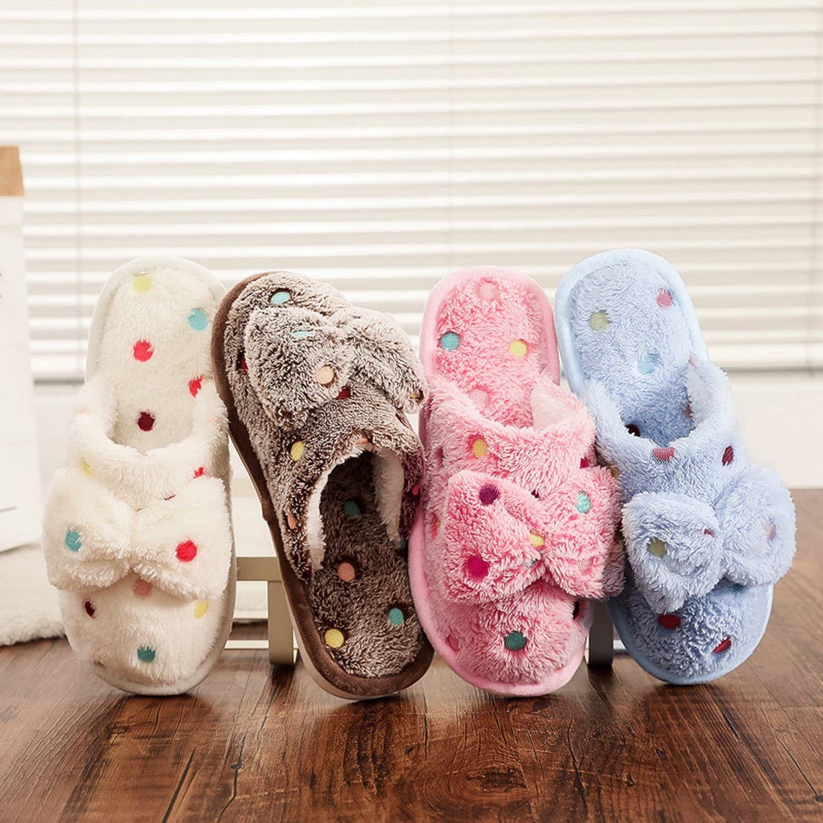 COLORFUL BUTTERFLY COTTON SLIPPERS_CWSHS0452