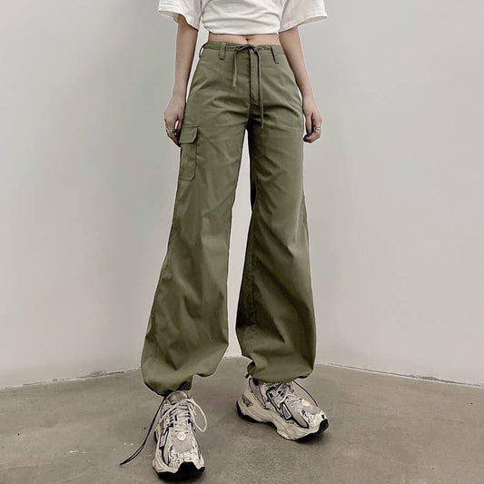 SEX TREND BOW LACE-UP POCKET LEG PANTS