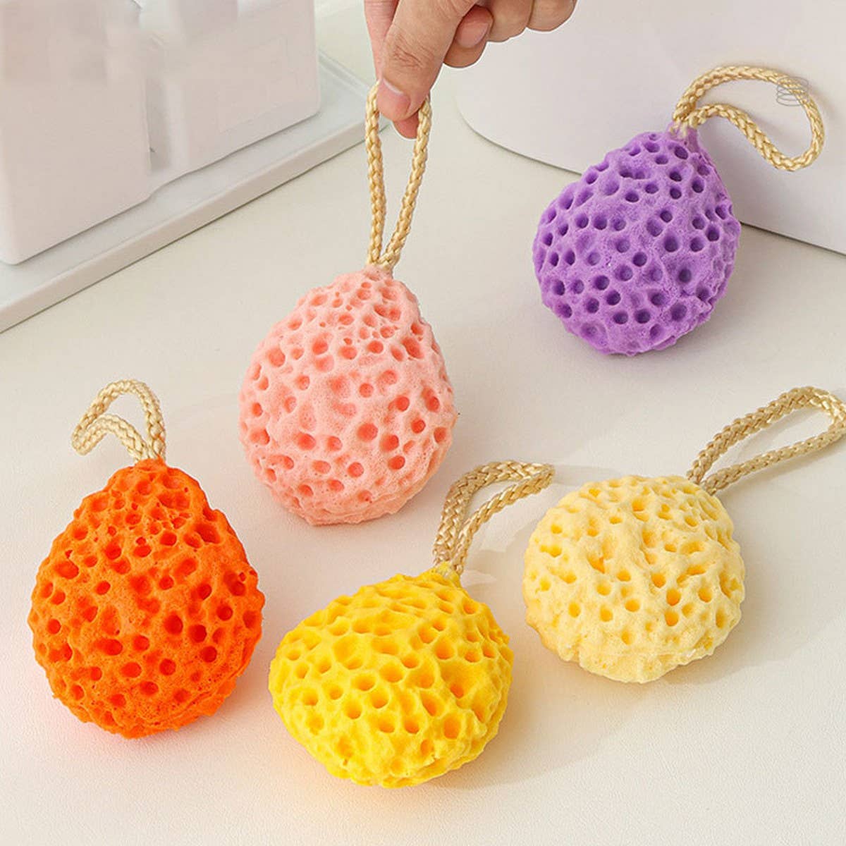 HONEYCOMB SPONGE BATH BALL BATH SPONGE BATH SPONGE