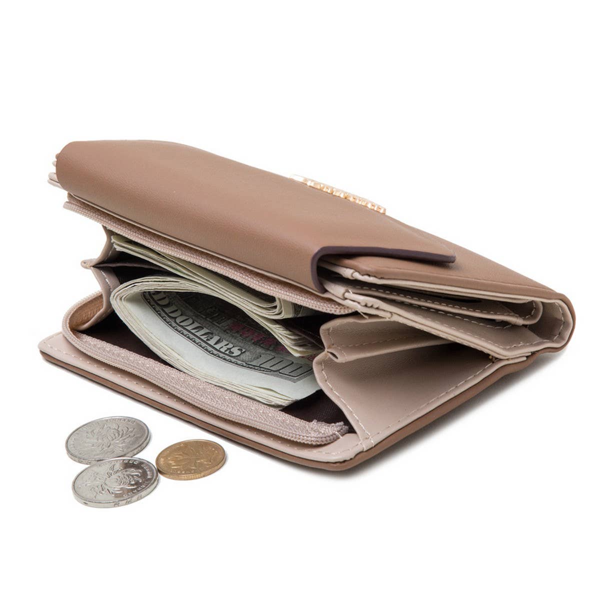 FASHIONABLE AND SIMPLE FOLDING STUDENT WALLET_CWAB2342