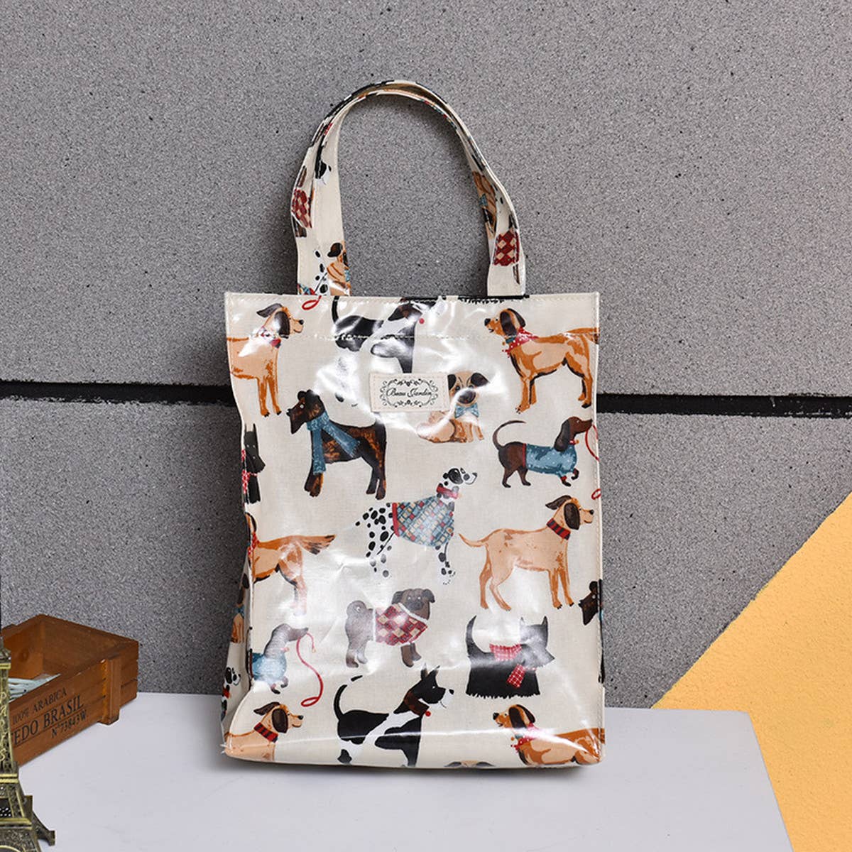 CARTOON CUTE CANVAS HANDBAG COSMETICS STORAGE_CUAB0188