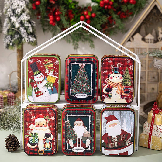 CWMM10283_CHRISTMAS MINI TIN BOX WITH LID FOR GIFTS