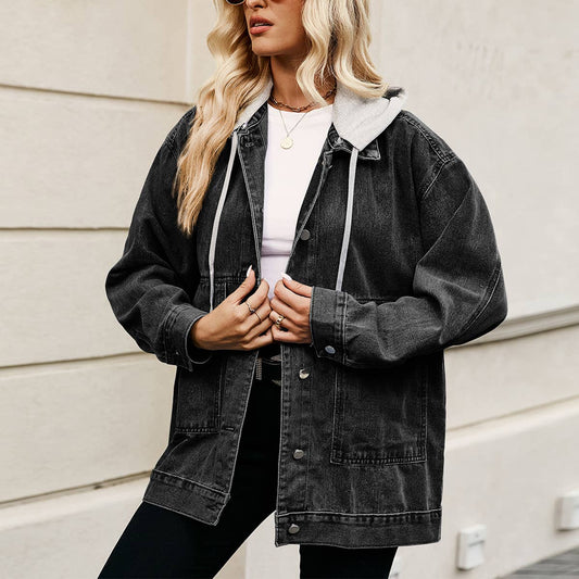 Classic Retro Slimming Denim Coat ? Casual Fit