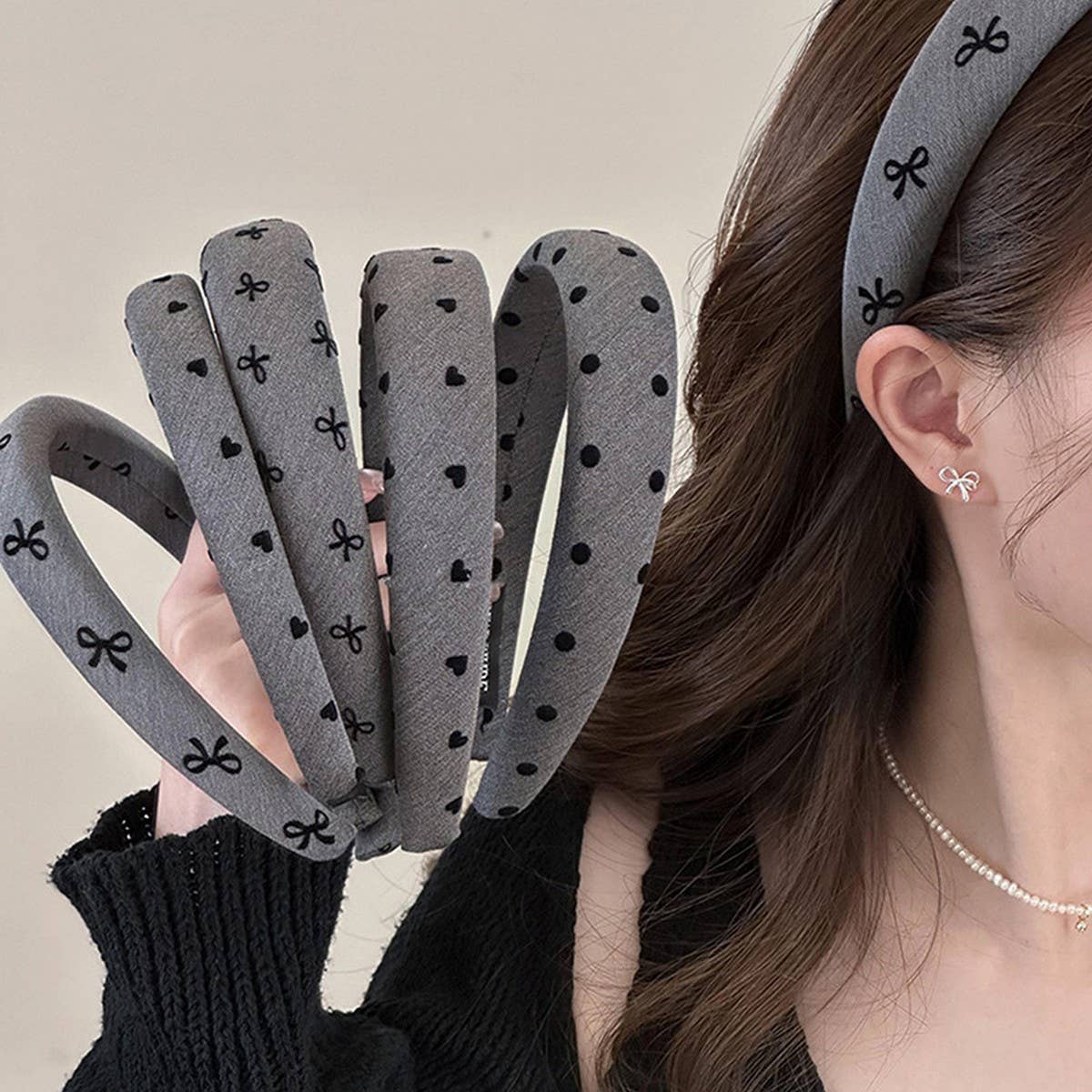 HEADBAND HIGH TOP ELEGANT HAIRPIN HEADDRESS