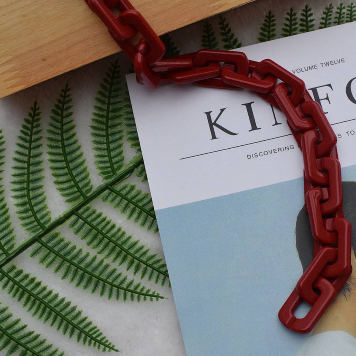 Acrylic Square Multi-Color Bag Chain,Bag Strap_CWMM5093