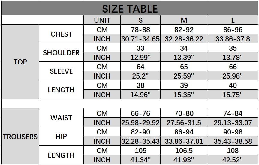 Long-sleeved top tight trousers and pleated suit