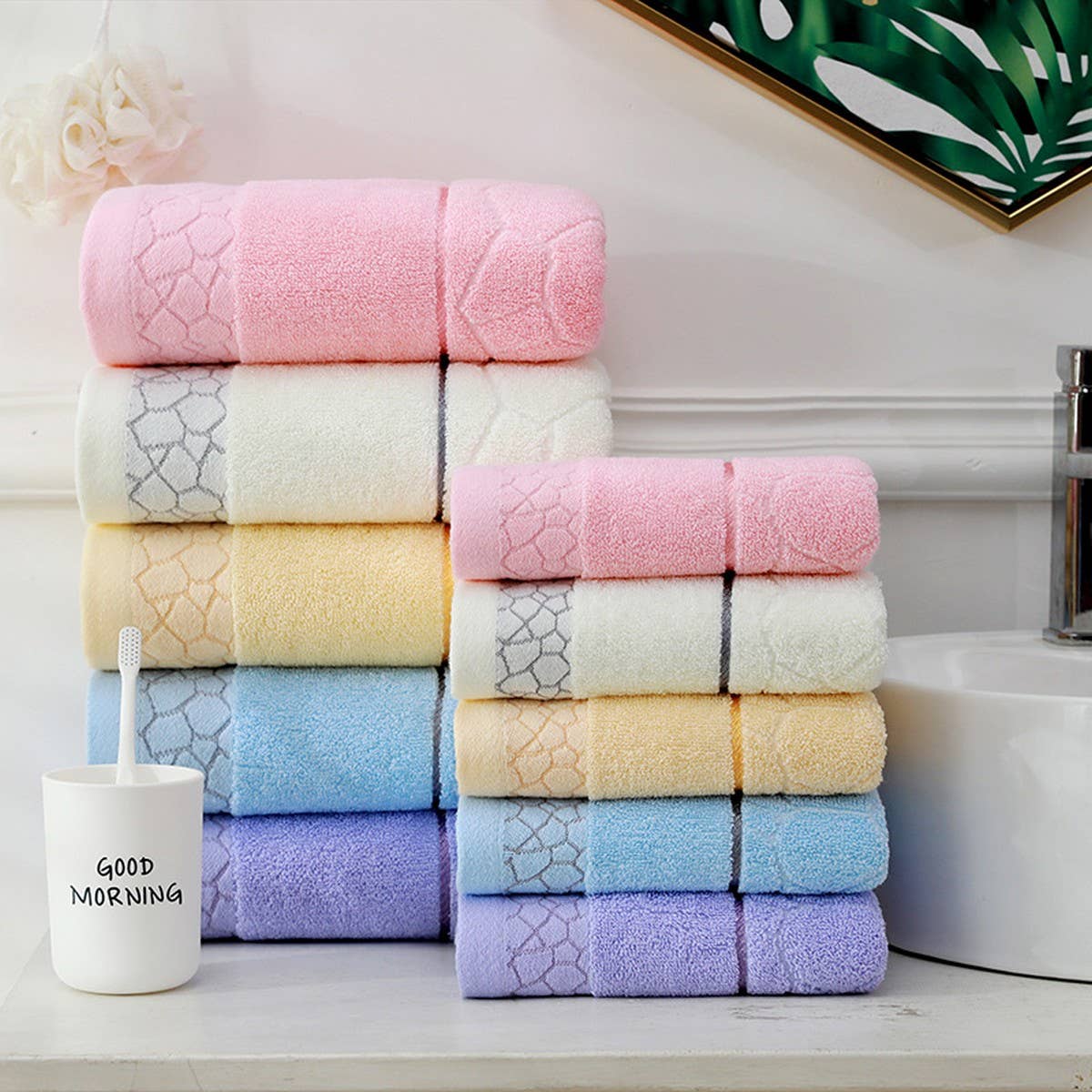 BATH TOWEL PURE COTTON SOFT ABSORBENT ADULT TOWEL_CWMM2307