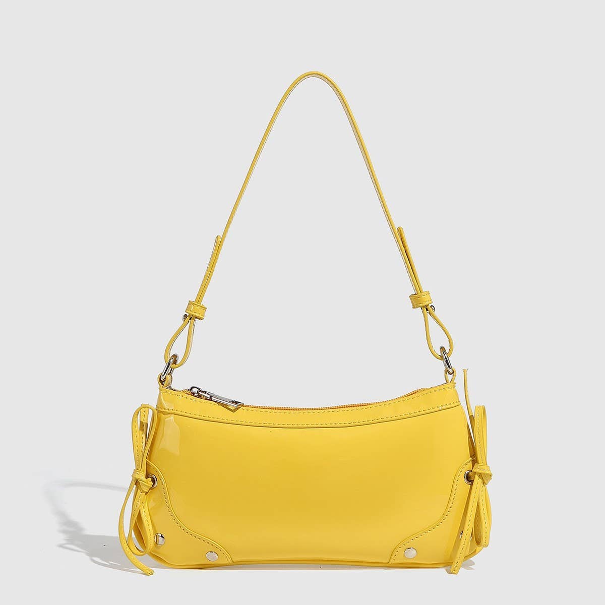 Solid Bowknot Shoulder Bag for Women_CWAB5683