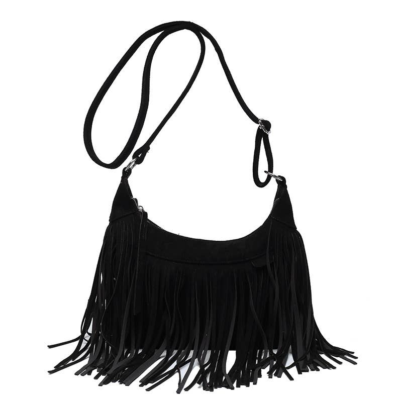 Tassel personalized large-capacity crossbody bag