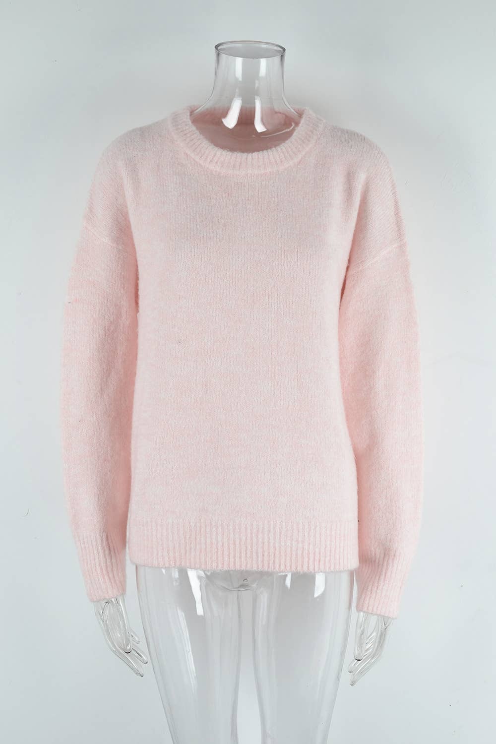 SOLID COLOR ALL-IN-ONE SWEATER PULLOVER SWEATER