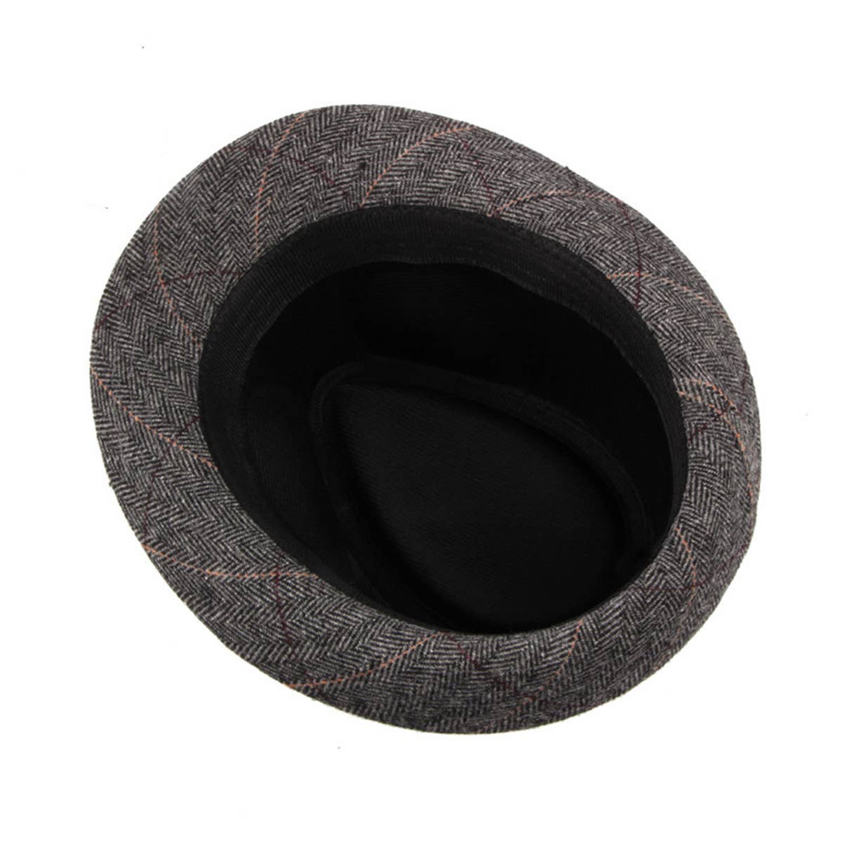 2024 NEW BRITISH STYLE CLASSIC PLAID JAZZ HAT_CWAH1914