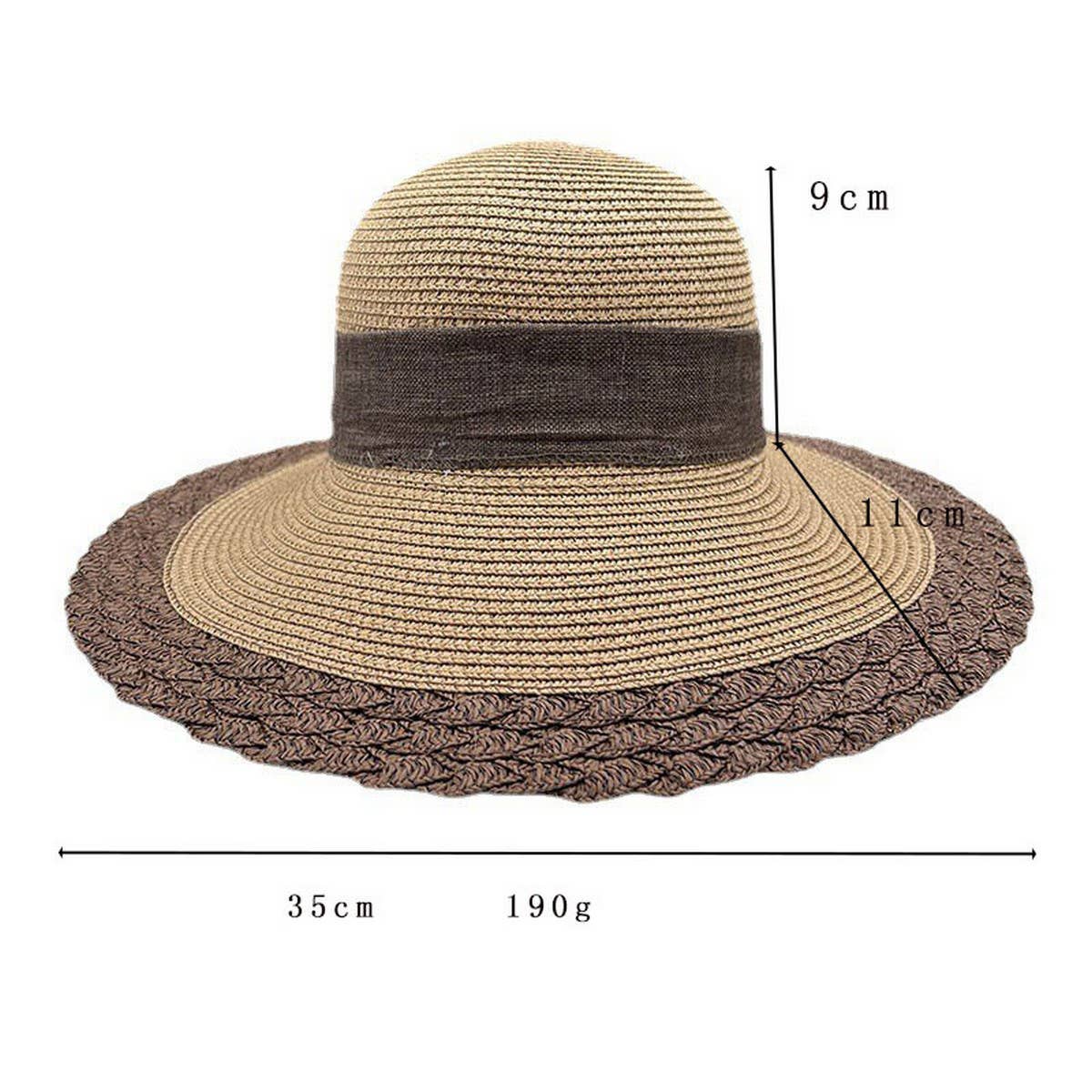 FRENCH STYLE BOW LAFITE GRASS EDGE HATS STRAW_CWAH1169