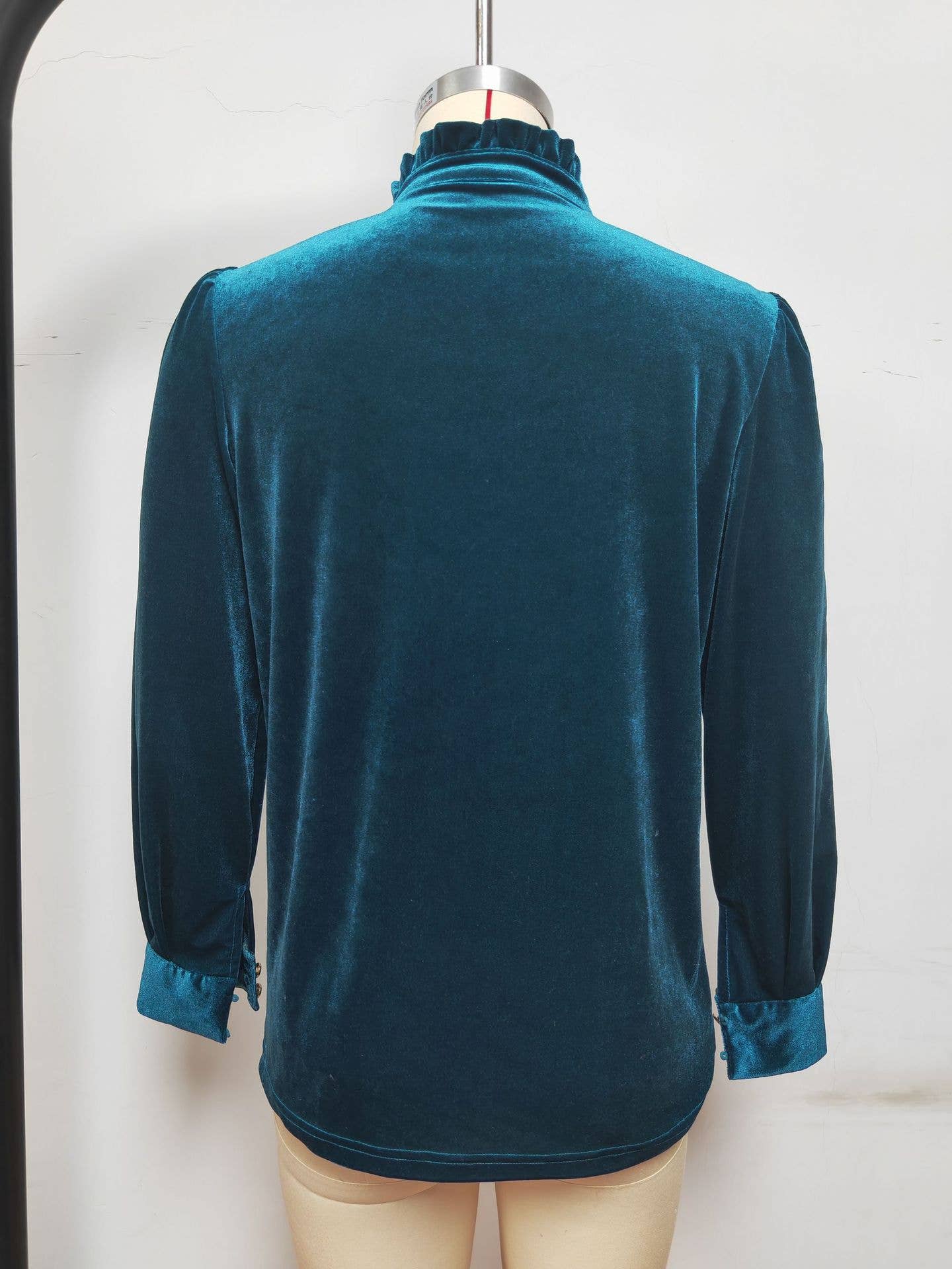 SEXY V-NECK LONG SLEEVE SHIRT IN CANARY