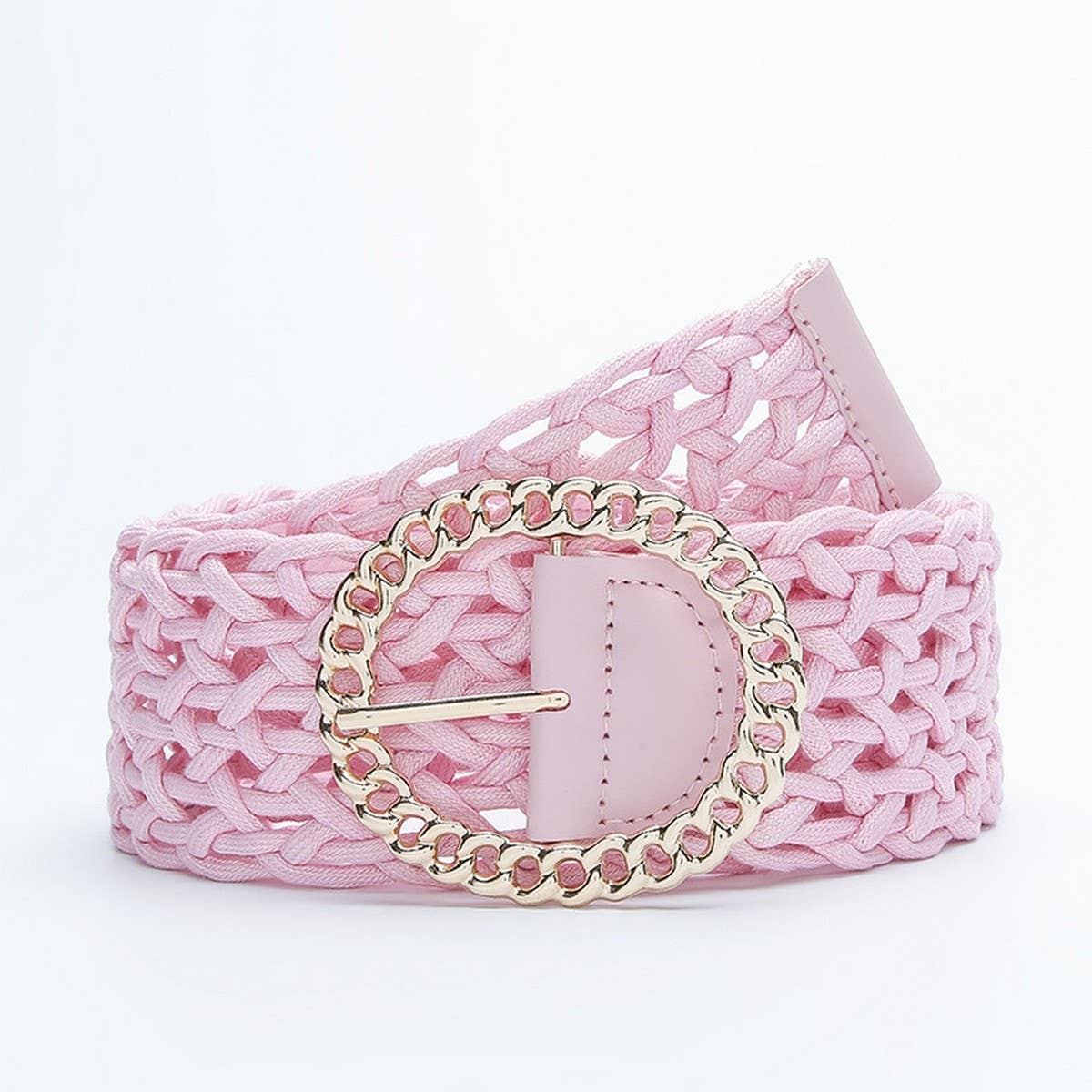 WOMEN'S OBI BRAIDED WITH LARGE ROUND BUCKLE