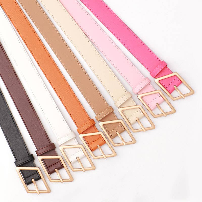 Versatile and high-end alloy pin buckle belt