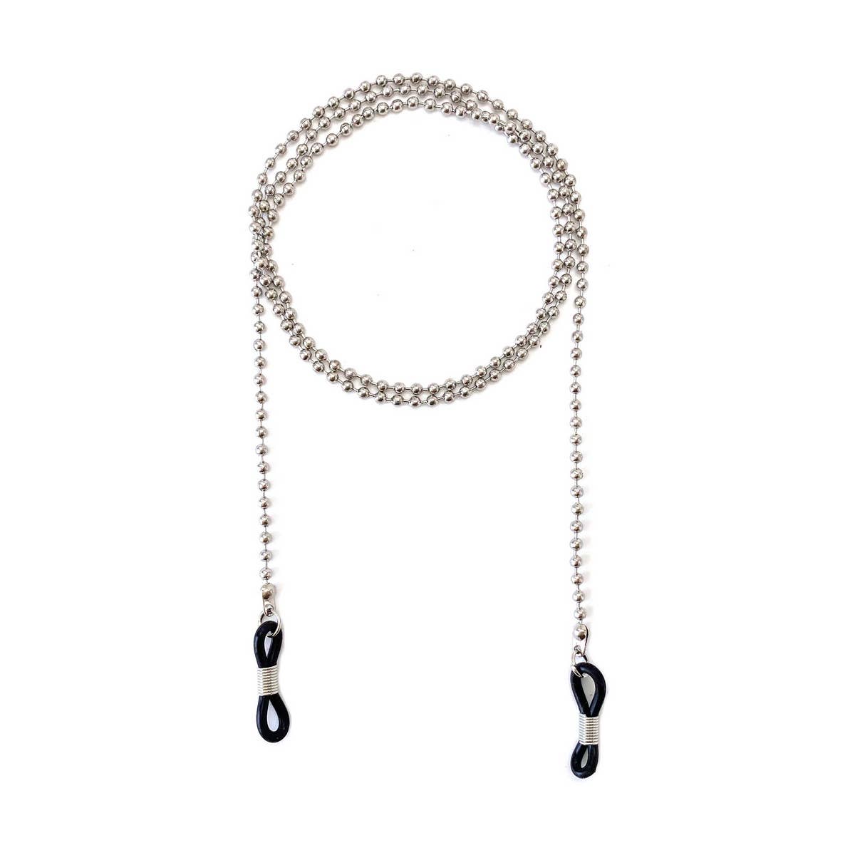 SOFT CHAIN COLORFUL WAVE BEADS GLASSES LANYARD_CWMM1160