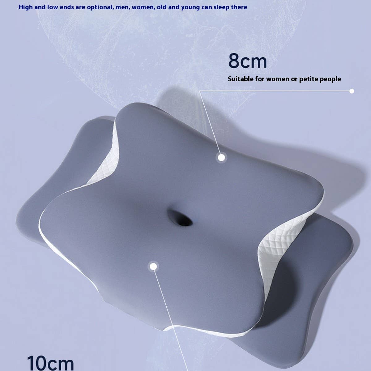 Ergonomic Butterfly Neck Pillow, Memory Foam