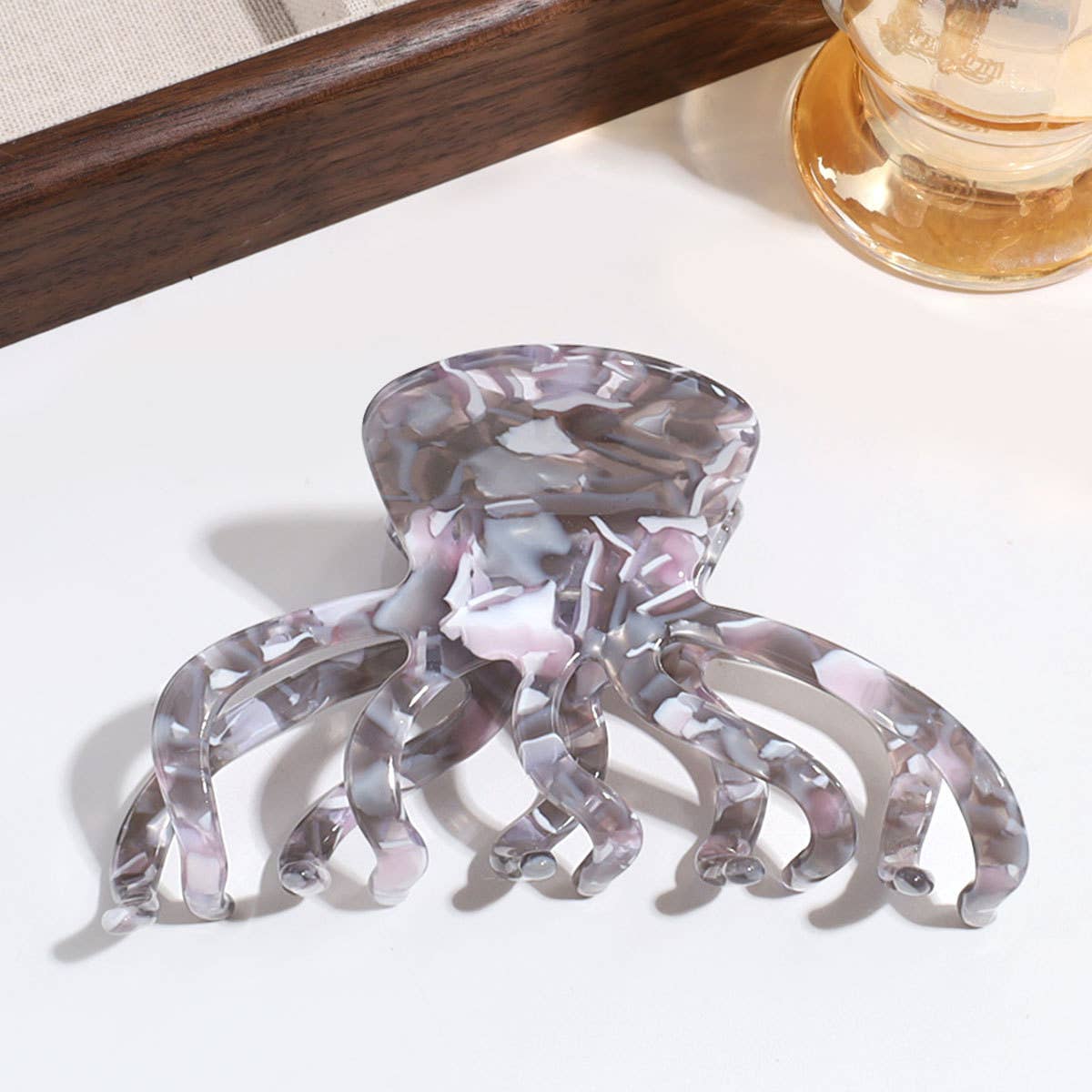 Octopus Acetate Hair Claw - Colorful Fashion Clip_CWAHA2211