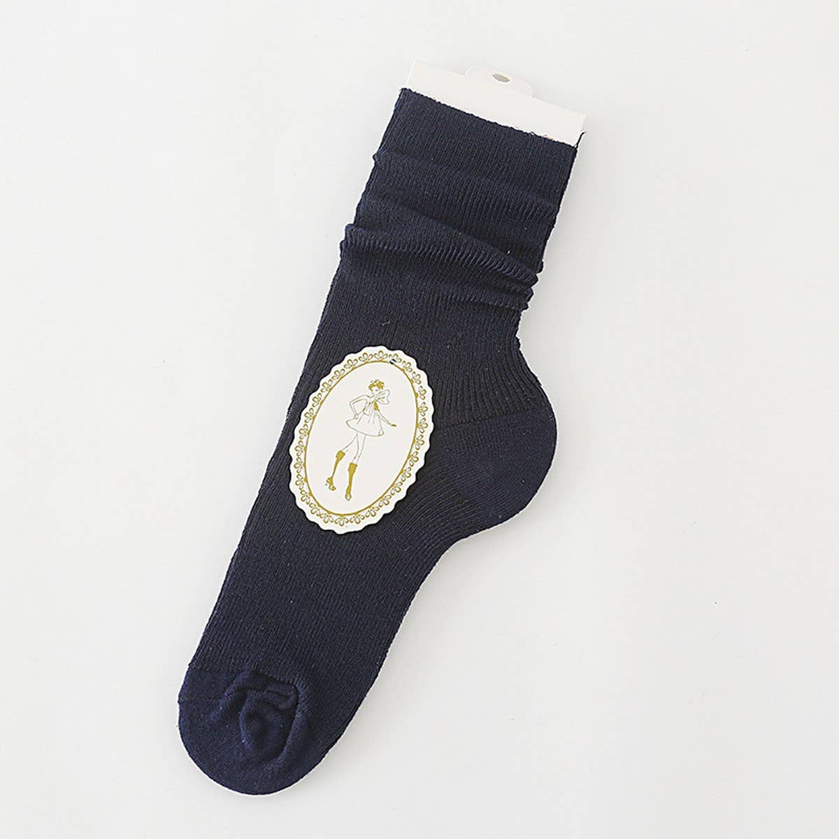 AUTUMN AND WINTER SOLID COLOR RETRO STOCKINGS_CWMS0982