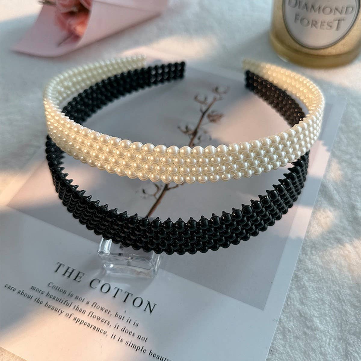 Pearl Acrylic Headband ??Stylish Hair Accessory_CWAHA5659