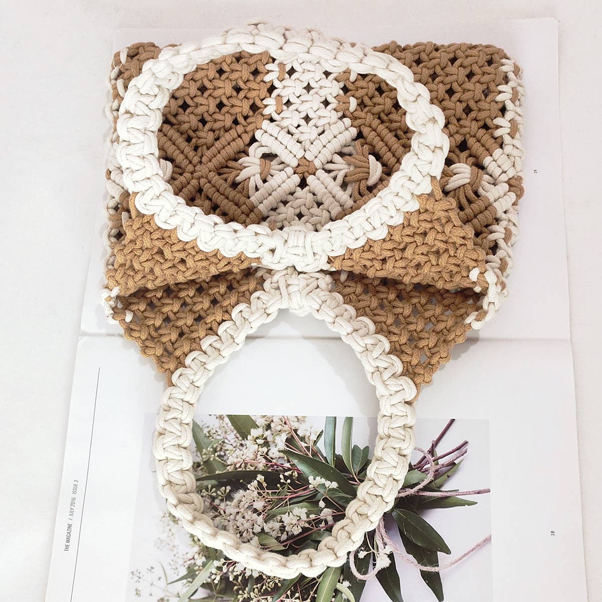 WOMEN  LEISURE HOLLOW TOTE BAG_CWAB0832