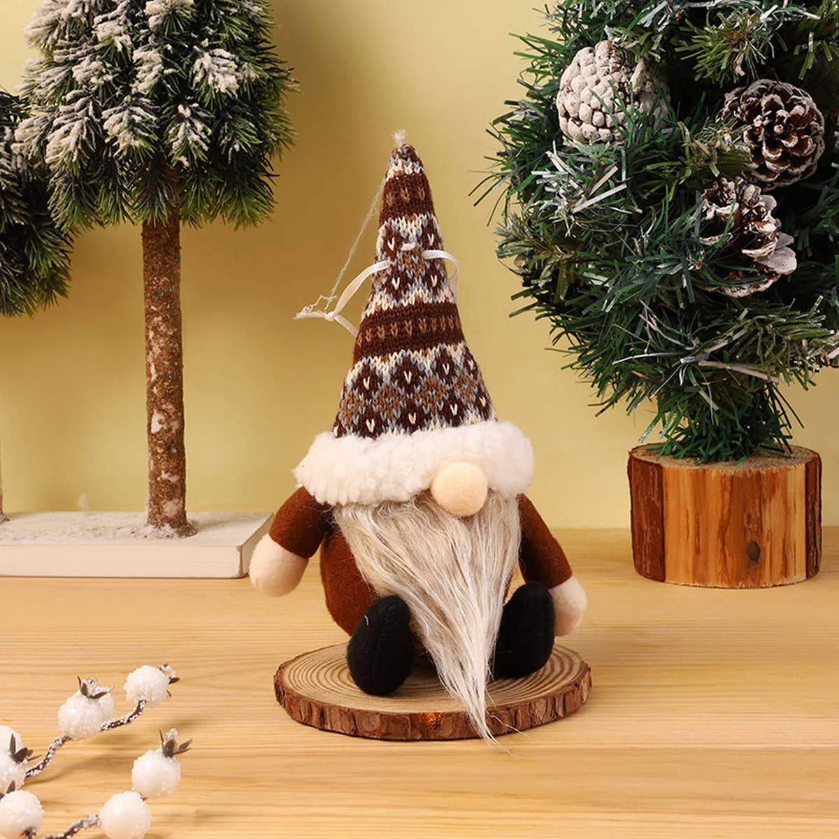 KNITTED HAT BALL FOREST OLD MAN PENDANT DECORATION