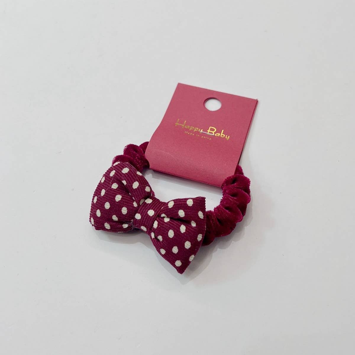 NEW RED BIG FLOWER BOW HAIR TIE
