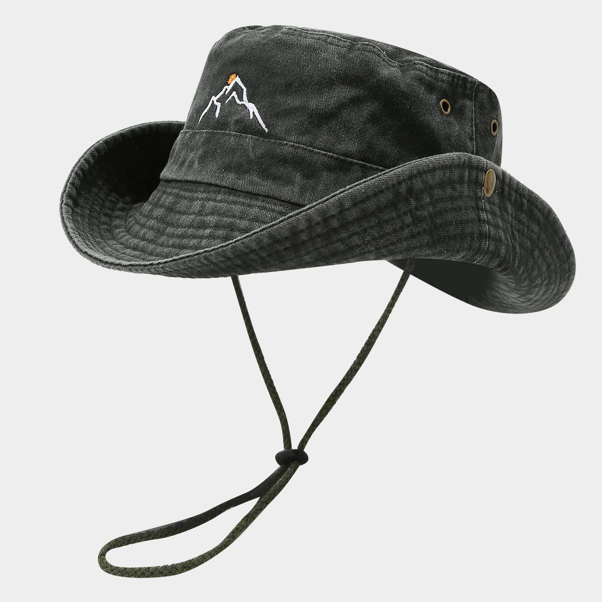 Washed UV Protection Hat for Hiking & Fishing_CWAH3841