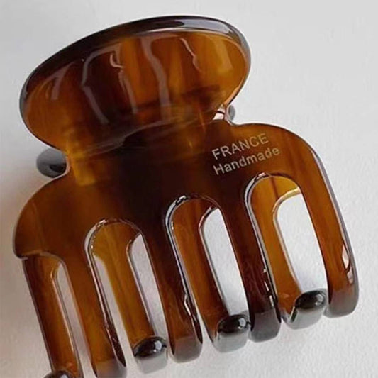 Retro acetate board hair clips with elegant style