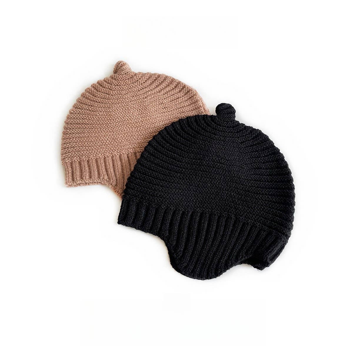 2-6 YEARS OLD  EAR PROTECTION KNITTED HAT_CWAH2063