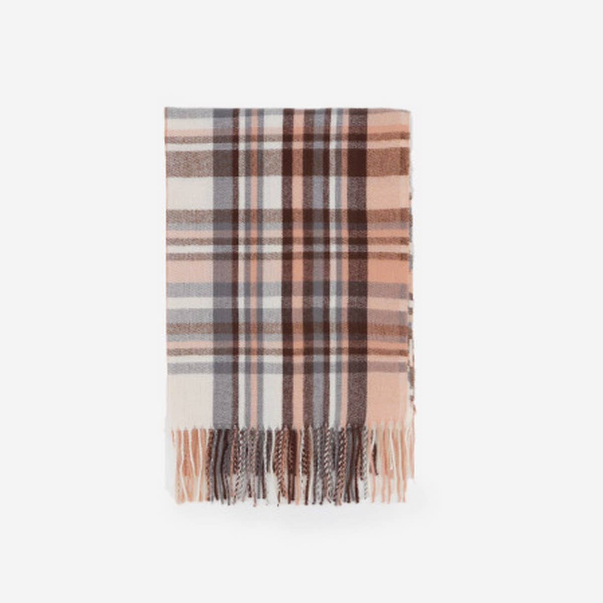 Thick Plaid Scarf ? Long Winter Warm Tassel Shawl