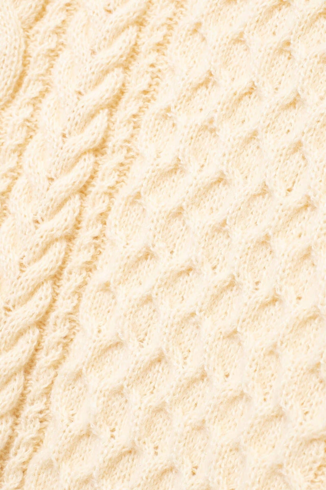 TWIST THICK VINTAGE PULLOVER CREWNECK SWEATER