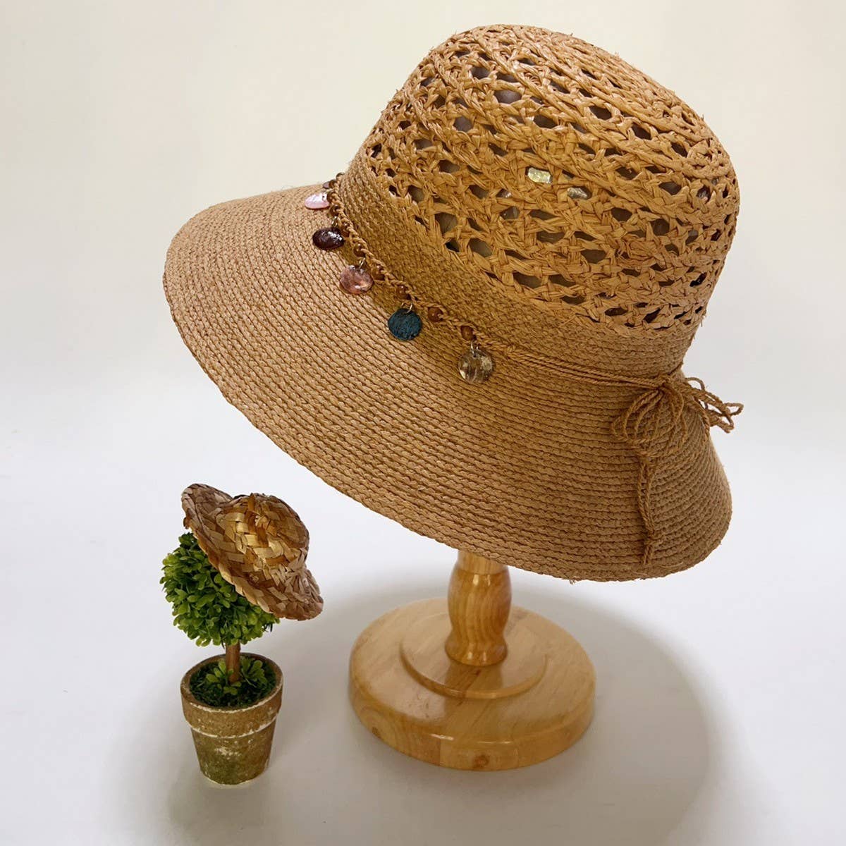 Summer creative dome sun hat for women_CWAH3582