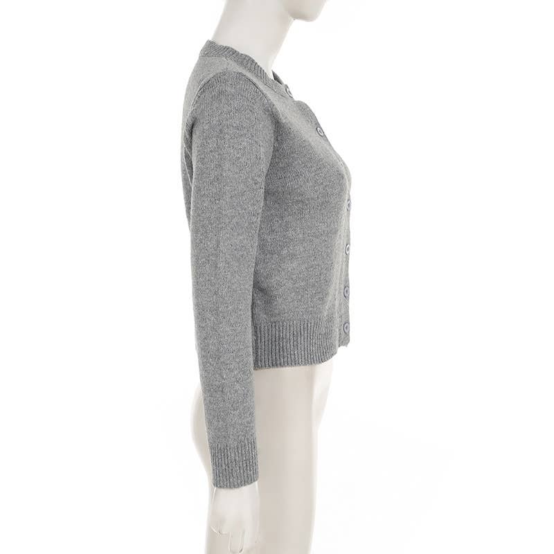 Girly Style Twist Solid Color Sweater